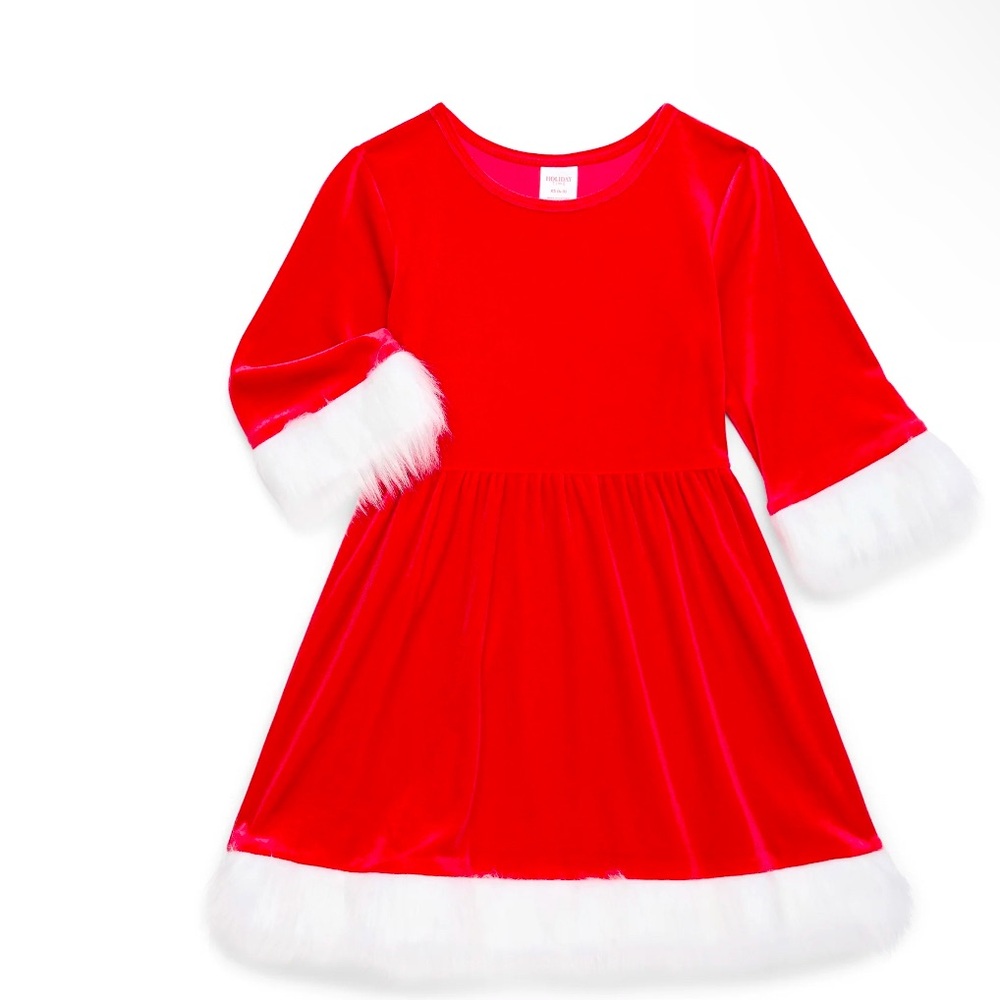 Girls Santa Cosplay Dress from Holiday Time, Size XL 18